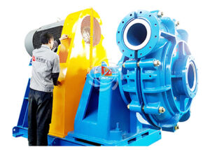 ZH Series Mine Tailings Metal Liner Slurry Pump With V Belt Driving