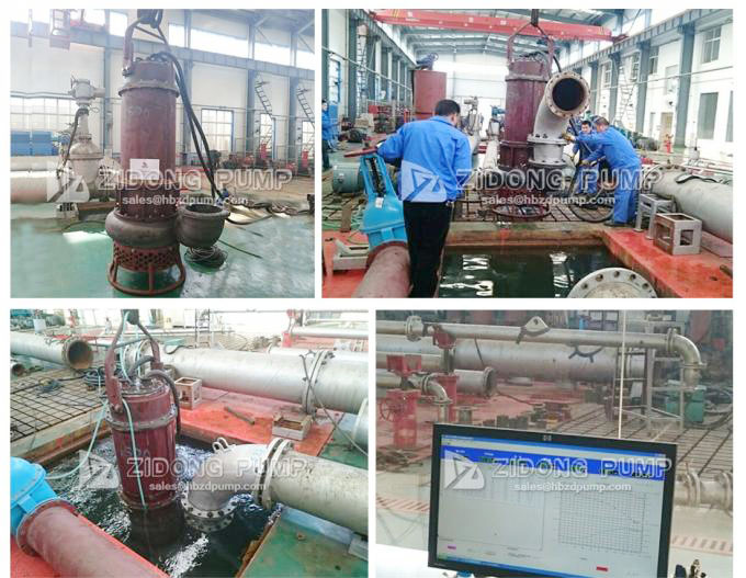 NSQ Hydraulic Excavator Submersible Sand Pump